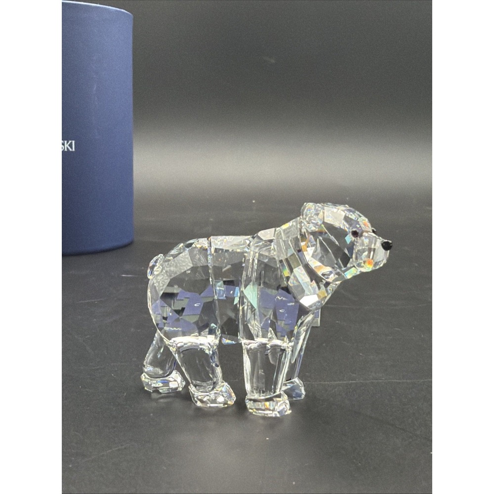 Swarovski Brother Bear 866407 Rare Encounters Crystal Figurine Box COA Retired